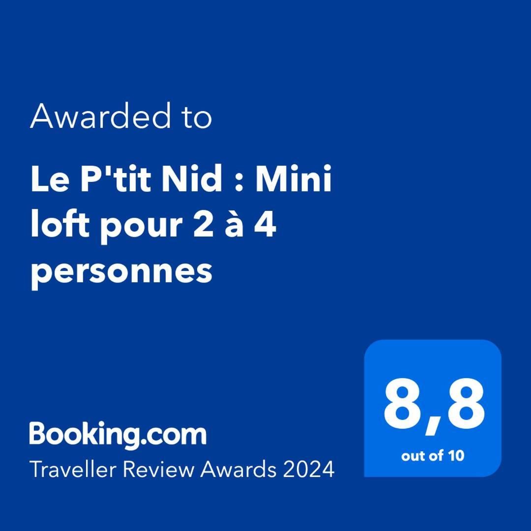 Le P'Tit Nid : Mini Loft Pour 2 A 4 Personnes Villa Tellin Exterior foto